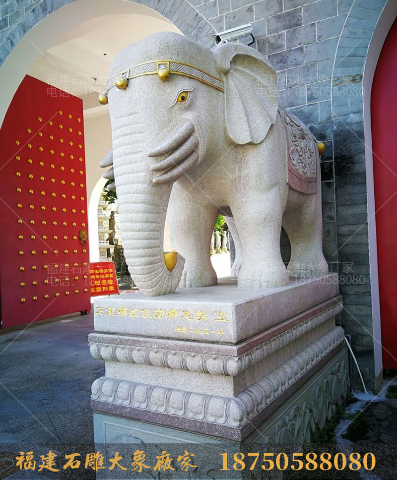 石雕大象的象牙数量有什么讲究吗？