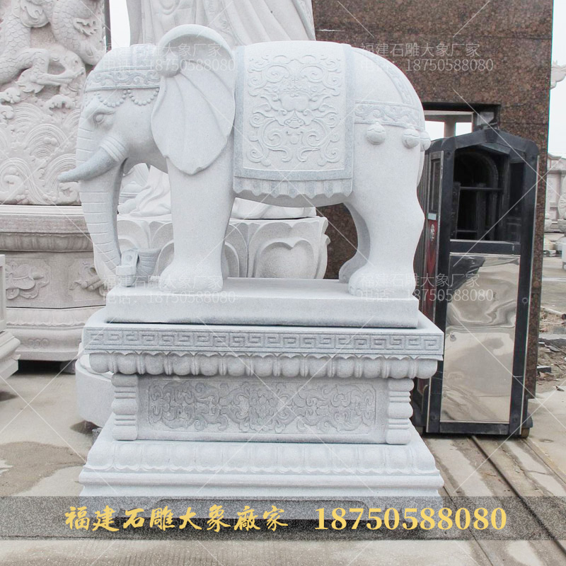 盘点“石雕大象”身上的佛教元素