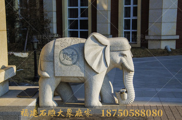 推荐几款招财石雕大象造型，二十几年石雕经验