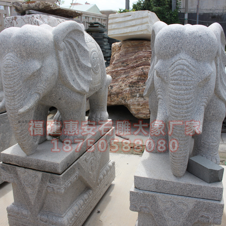 石雕大象的款式介绍