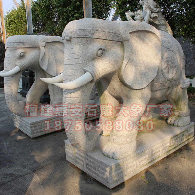 石雕大象摆件存在的意义