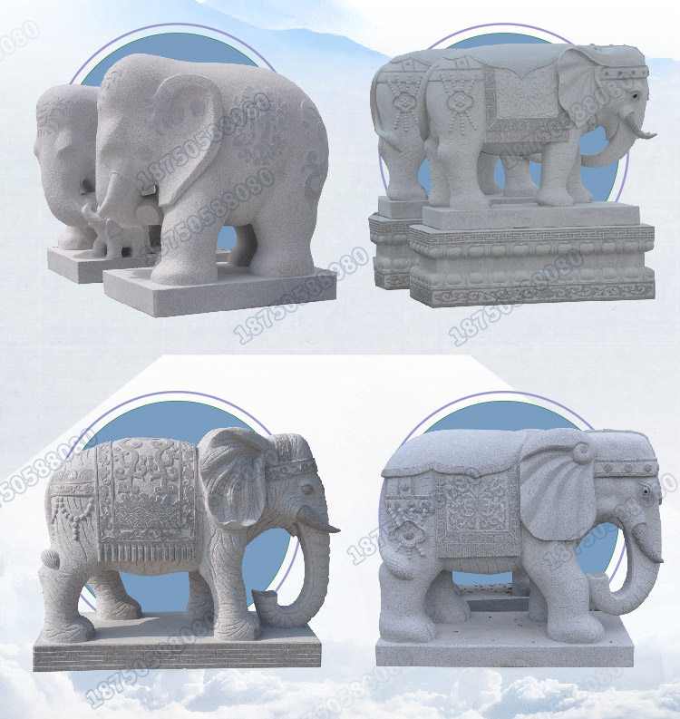 石头大象,大象雕塑,石制大象