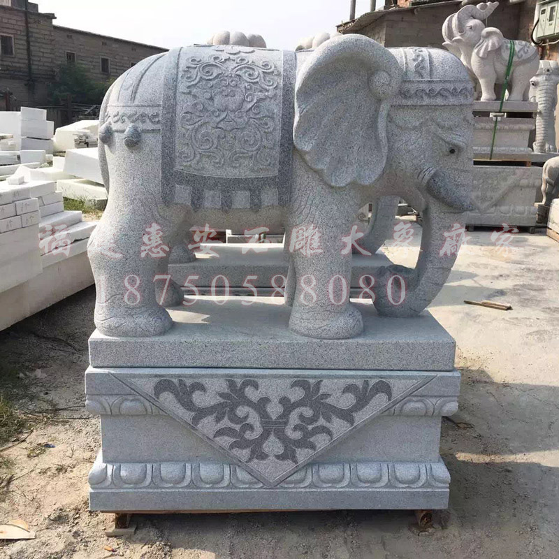 石雕大象的雕塑工艺