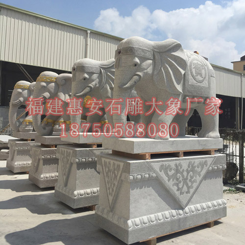 室外大型石雕大象的制作流程