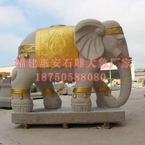 中国南方石雕大象的特征