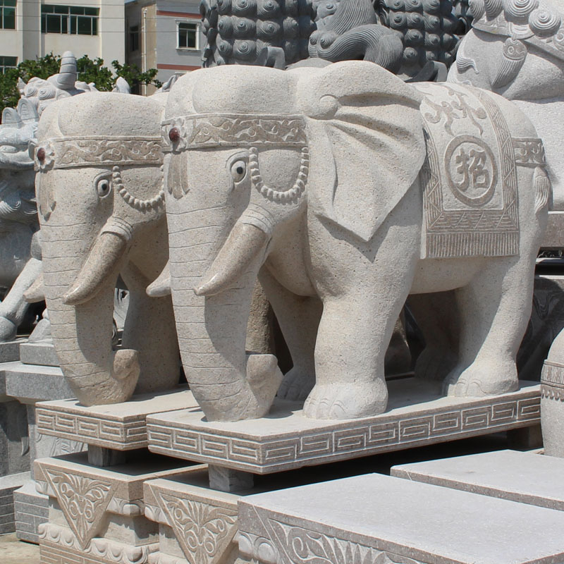 石雕大象摆件适合摆放在哪些方位？