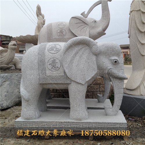 石雕大象造型中常用的雕刻图案有哪些？