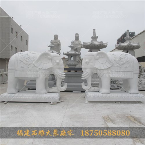 为何别墅宗祠门口都爱摆石雕大象？老匠人不说