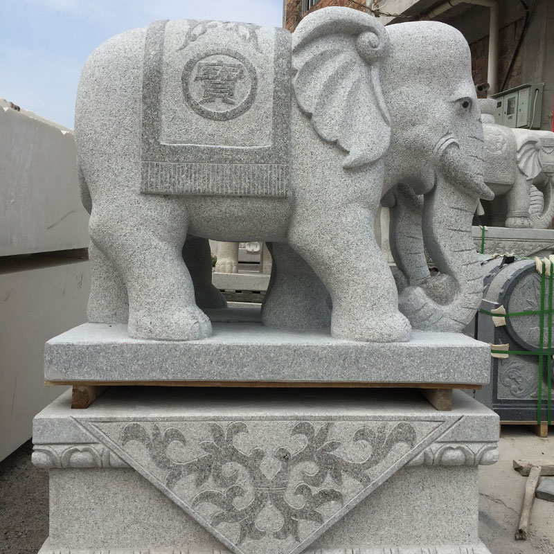 石雕大象造型是如何体现其风水含义的？