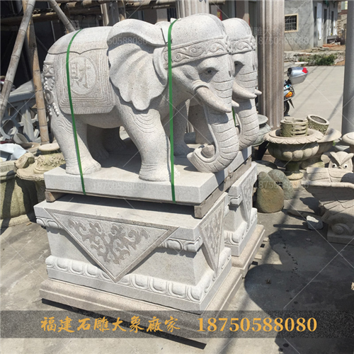 定制石雕大象，高度与大门比例怎么算？