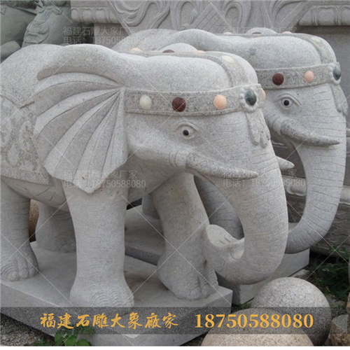 定制石雕大象，高度与大门比例怎么算？