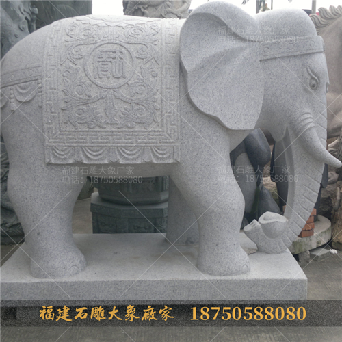 六牙石雕大象是什么造型？只有寺庙才摆放吗？
