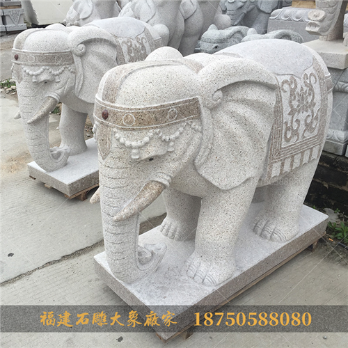 门口摆放石雕大象真的可以招财吗？