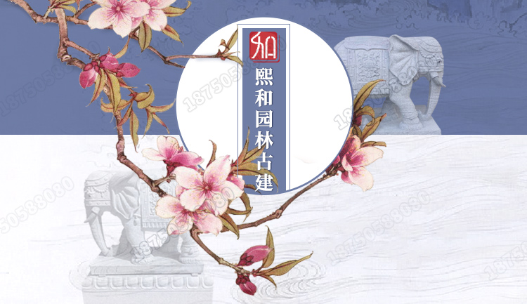 大象雕塑,大象雕塑摆件,大象雕塑佛教主题